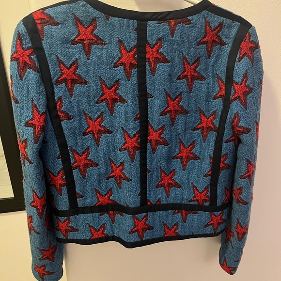 Sandro Star Print Jacket - Picture 4 of 5
